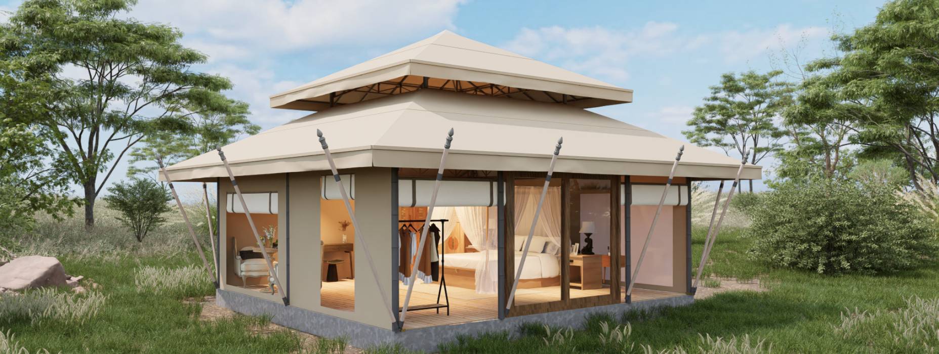 迁安市户外野奢帐篷